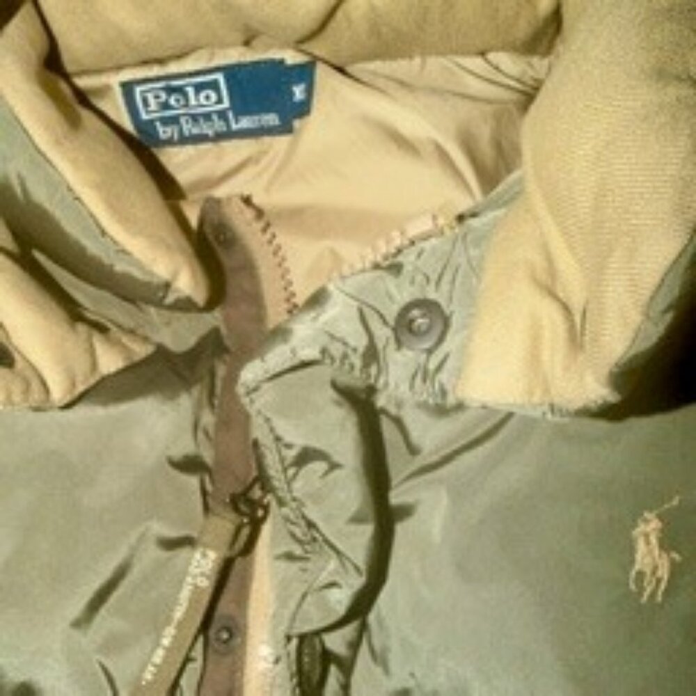 Ralph Lauren Polo Mens Hooded Quilted 90% Down Jacket -XL -Like New! MSRP $798